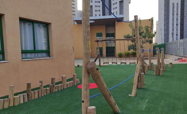 יובל שמלא, מאחורייך: מתקני נינג'ה חדשים הותקנו בבית הספר 'חופים' בחדרה [תמונות]