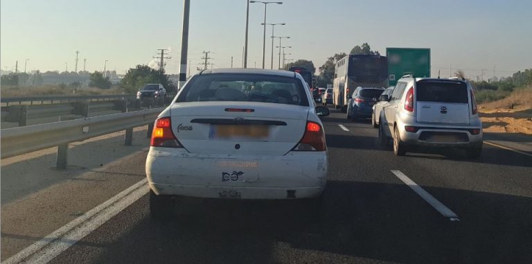 מפגיני 'יום השיבוש' גרמו לעומסי תנועה כבדים ליד מחלף אולגה