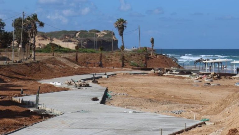 עיריית חדרה: "פרוייקט טיילת חוף הים יושלם עד סוף הקיץ" [צפו בתמונות]
