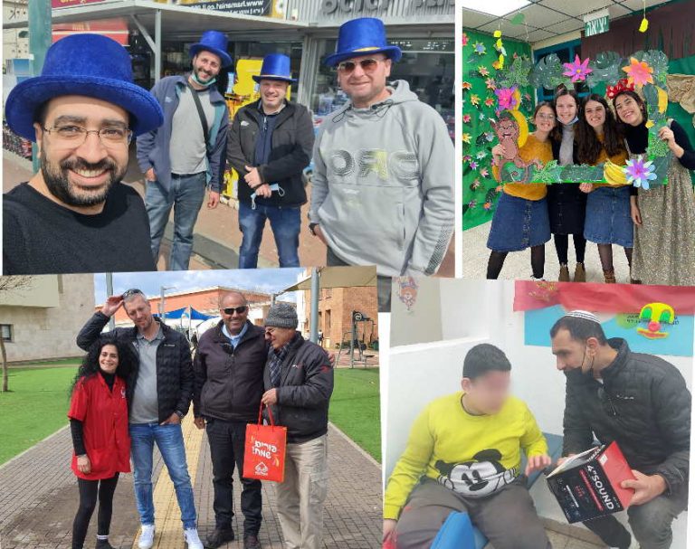 הבה נרעישה באור עקיבא: צפו בהתנדבות של הפגומים, מאיר פנים, בנות השירות ועובדי הדואר בקהילה [וידאו]