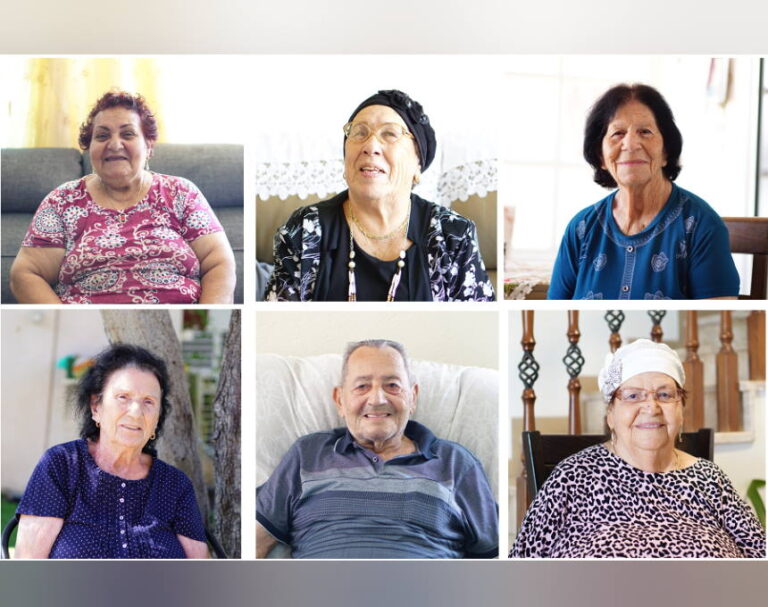 קמפיין צילומים מרגש באור עקיבא: גמלאים וקשישים הצטלמו תחת המסר "שומרים על סבא וסבתא"