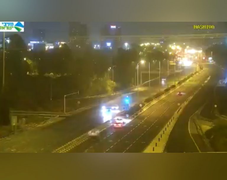 ערב סוכות: השערה כי הנהג נרדם על ההגה – והתנגש בכל דבר בדרך [וידאו]