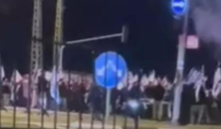 עוד הפגנת ענק הערב בקיסריה – שוטרים התעמתו עם מפגינים