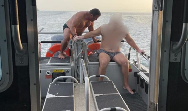 לא להאמין: שרד לילה שלם בלב ים בצפון – ואותר בזמן על ידי השיטור הימי