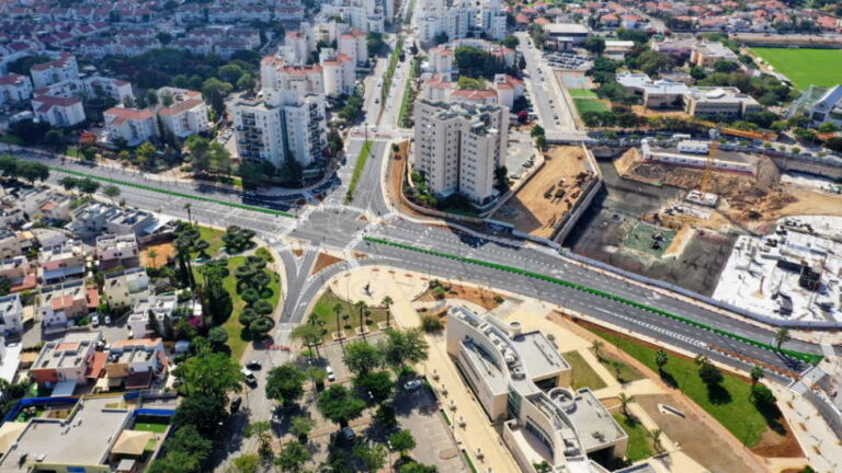 בשעה טובה: נפתח לתנועה הצומת המרומזר דוד המלך/הנשיא באור עקיבא