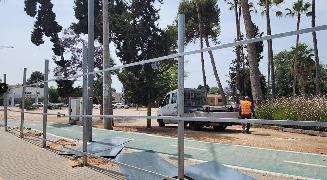 פרויקט הסדרת רחבת יד לבנים בפרדס חנה בהשקעה של מיליונים – בעיצומו
