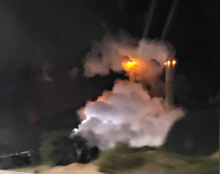 גל הקור כאן – ו"הענן" של תחנת הכח בחדרה נצפה מרחוק