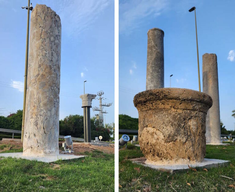 צפו: קיסריה התחדשה באלמנטים היסטוריים בכניסה ליישוב [📹]