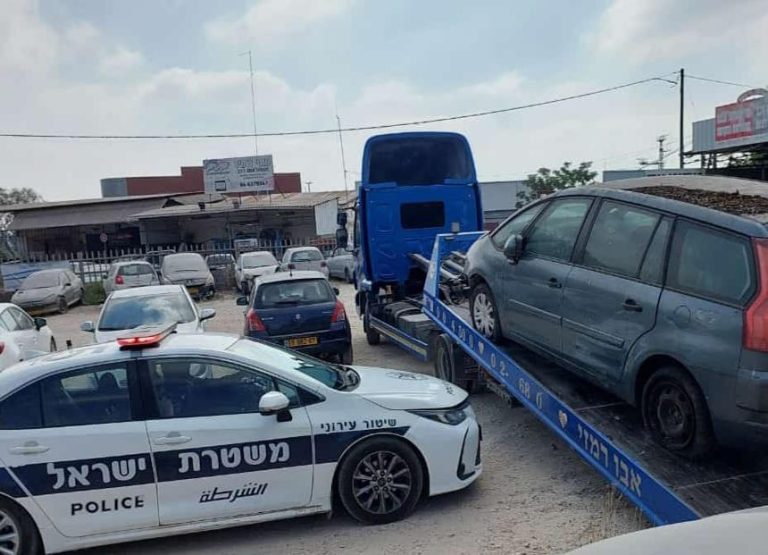 סוף עונה לגרוטאות: כמה רכבים פונו עד כה מרחובות פרדס חנה-כרכור?