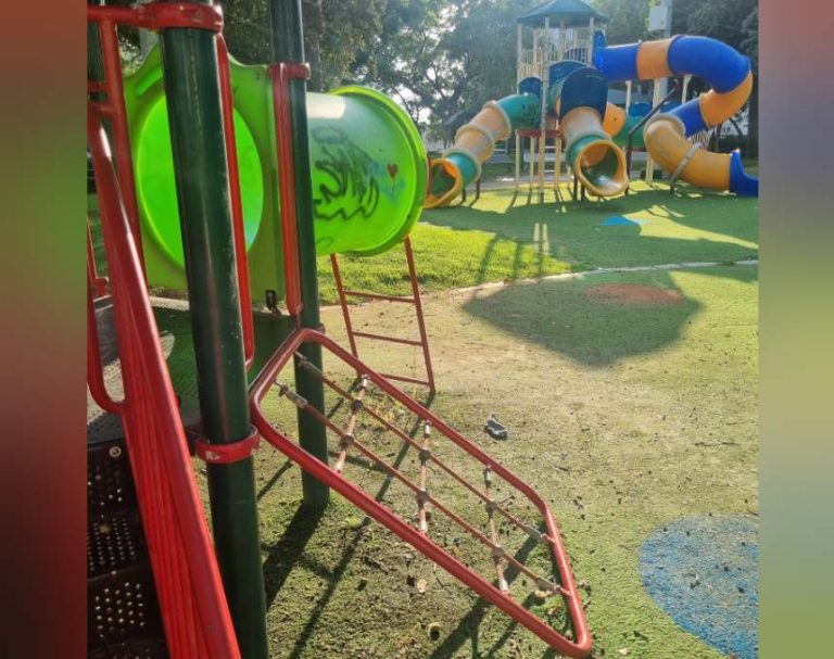 "שכחו אותנו מאחור": תושבי השכונה באור עקיבא מאוכזבים מהזנחת פארק המשחקים הוותיק