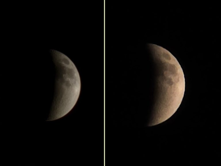 חוויה אסטרונומית: עשרות משתתפים במפגש צפייה קהילתי בליקוי הירח בזכרון יעקב
