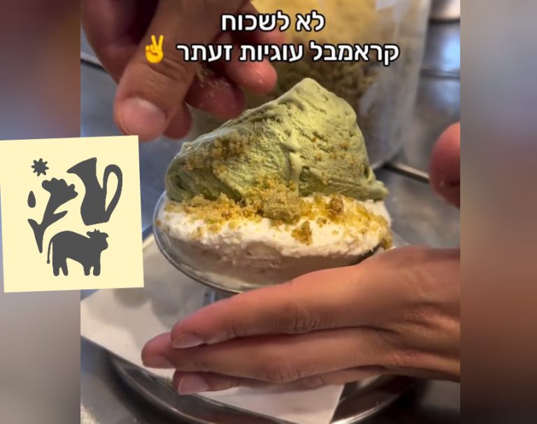 גלידת לאבנה עם שמן זית וקרמבל זעתר: בפרדס חנה-כרכור הופכים את הקינוח לחוויה תרבותית